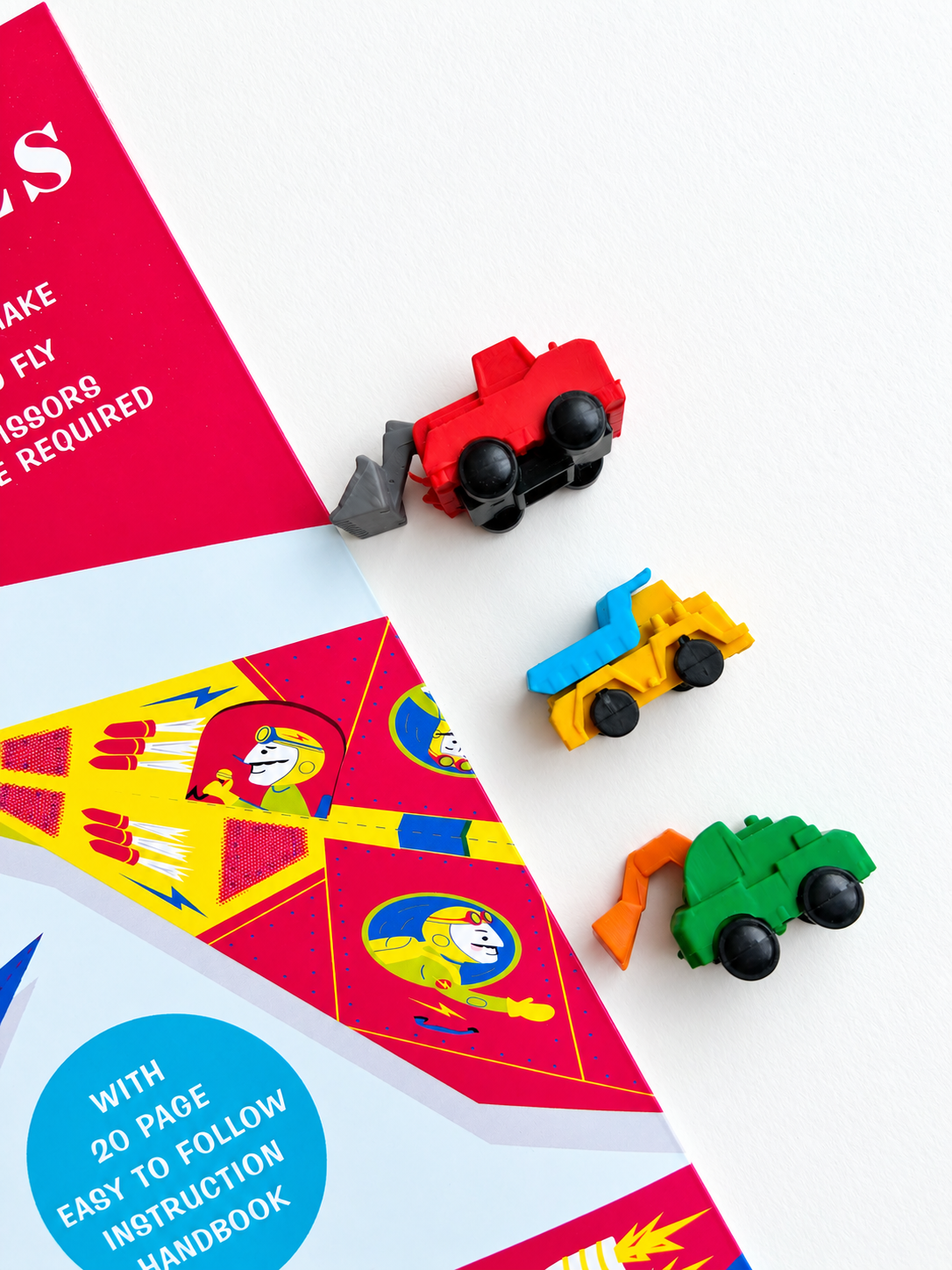 Wheels & Wings | Paper Plane & Vehicle Activity Gift Set for Kids